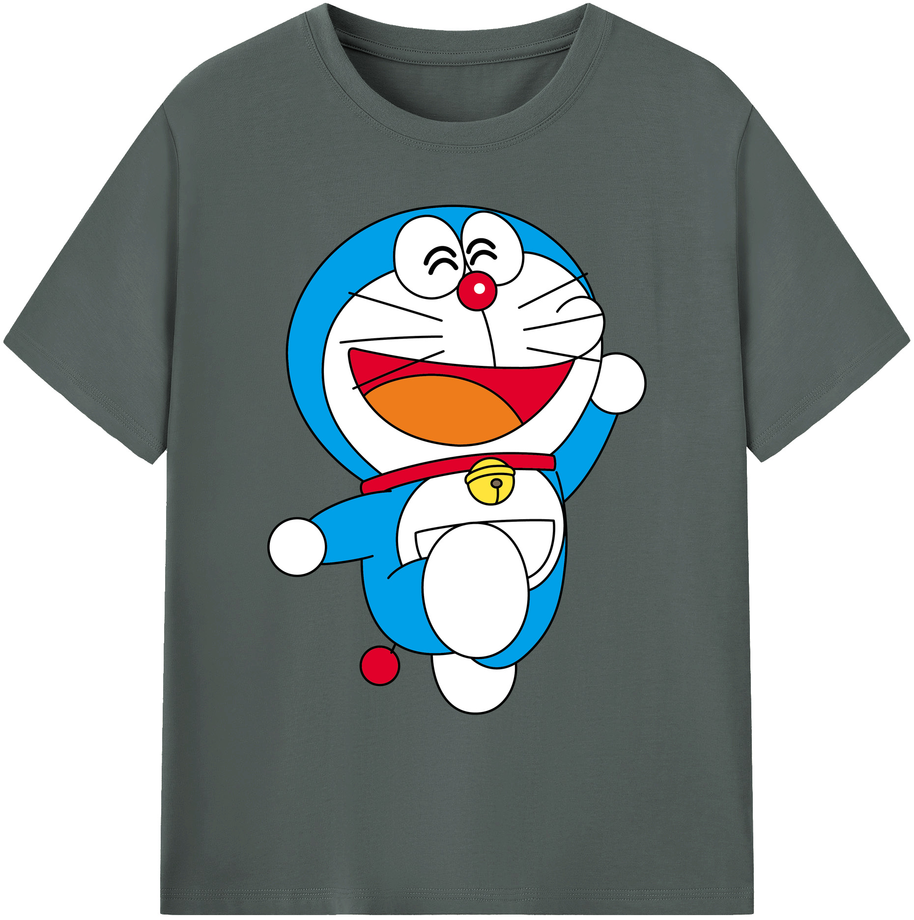 （画像用） ドラえもん Doraemon 綿100％ メンズ半袖Tシャツ｜肌触りやわらか＆通気性